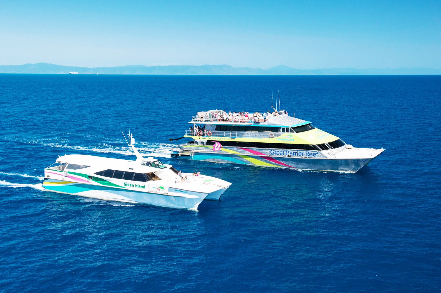 Tagesausflug mit der Bootsfahrt auf der Big Cat nach Green Island in Cairns