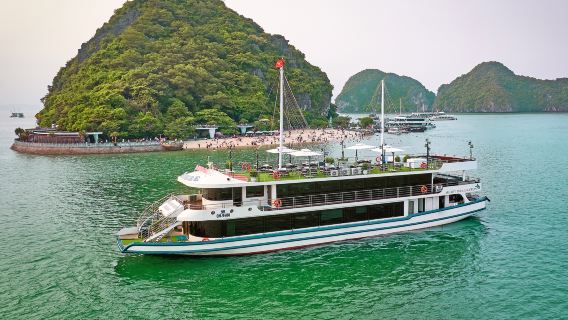 Ha Long Bay Full Day Tour by 5 Stars Arcady Luxury Cruise