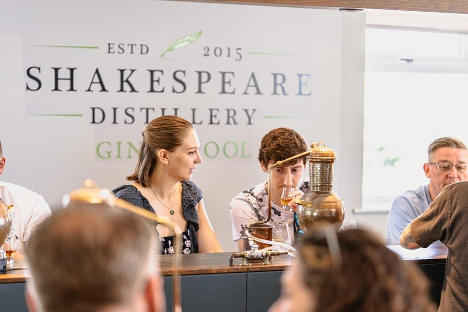 Shakespeare Distillery Tour & Tasting (Gin & Rum)