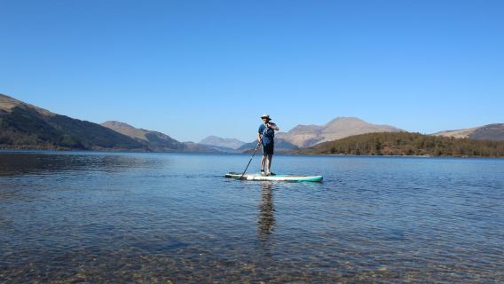 Loch Lomond: avventura in SUP a Wallaby Island con guida