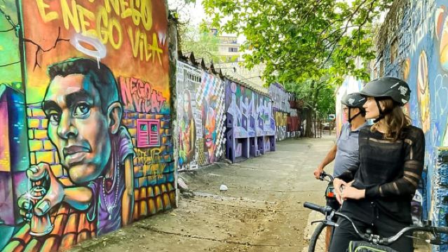 São Paulo: Chuyến tham quan bằng xe đạp nghệ thuật đường phố