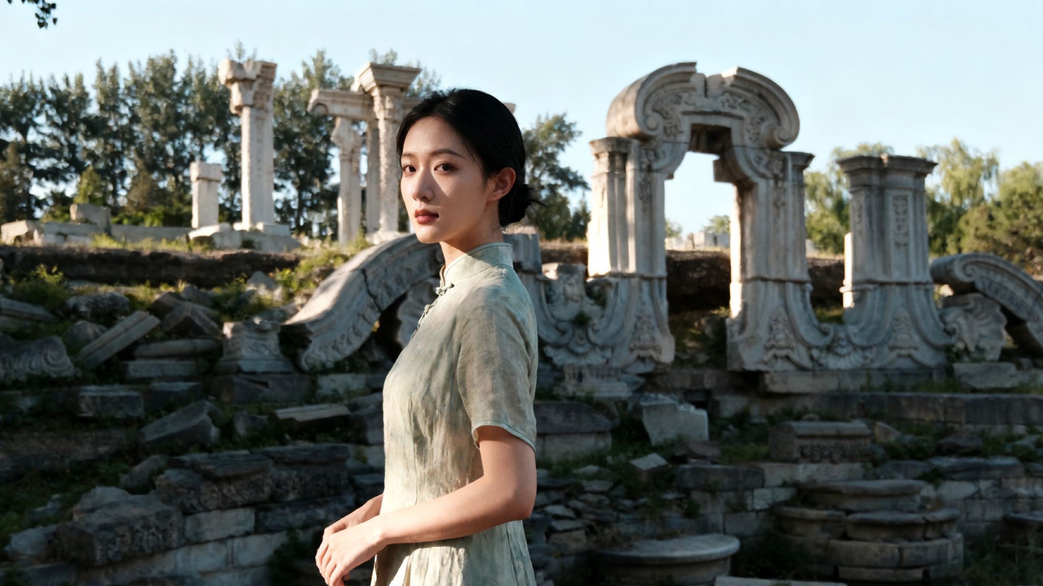 Beijing Trip Moments Taman Yuanming[Sesi fotografi mengikuti untuk foto keluarga, pasangan, sahabat karib, kanak-kanak dan sesi fotografi perjalanan keluarga]