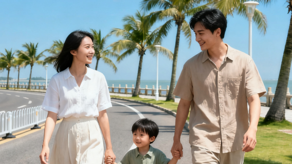 珠海情侶中路(ラバーズロード)Tripメモリー【フォト撮影、ファミリーフォト、カップル、親友、子供撮影、家族のTripメモリー】