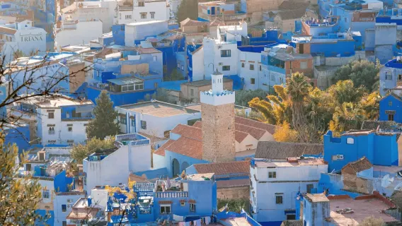 perjalanan satu hari ke Chefchaouen