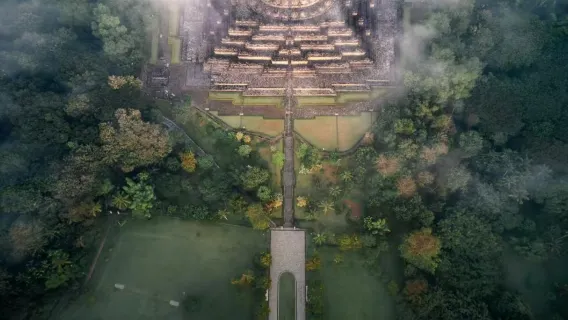 Indonesia - Tour di un giorno a Yogyakarta, Borobudur, Monte Merapi e Prambanan