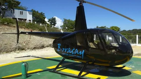 Experiencia en helicóptero en la Isla de Borácay, Filipinas