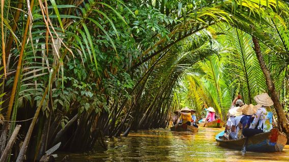 Excursion d'une journée aux tunnels de Cu Chi et au delta du Mékong au départ de Hô-Chi-Minh-Ville