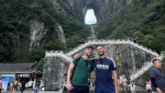 One day wonderful private tour to Tianmen Mountain and the Longest Glass bridge