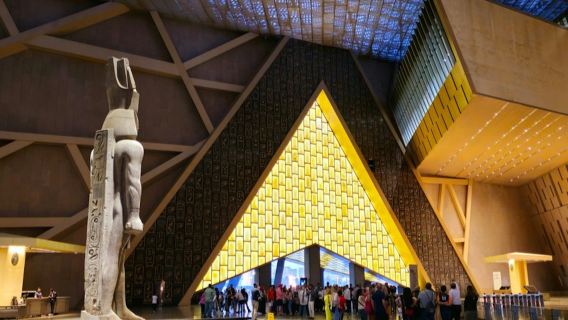 Dataran Tinggi Giza & Muzium Mesir Agung: Lawatan Berpandu + Pemindahan