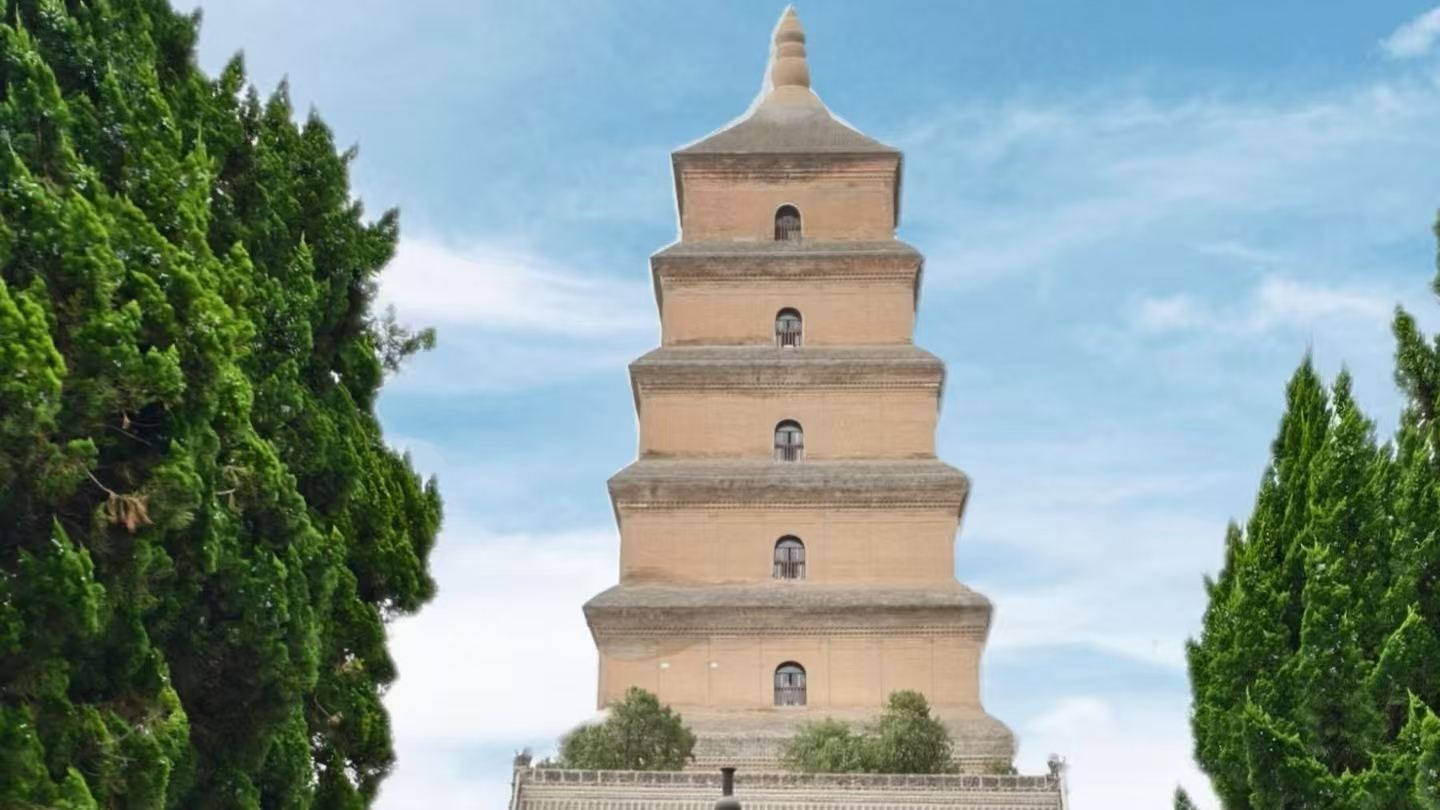 Pagoda Angsa Besar + Jalan Muslim + Tembok Kota Kuno Xi'an + Kota Malam Besar Tang