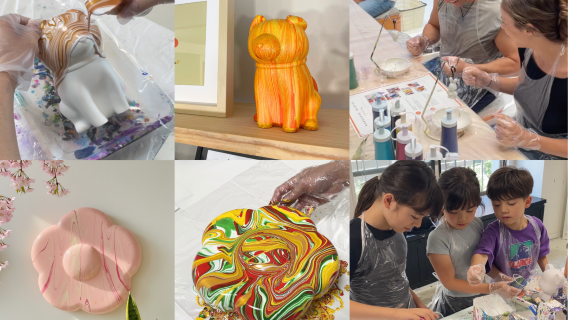 Graffiti - art project - Tokyo workshop experience for making dolls/keychains