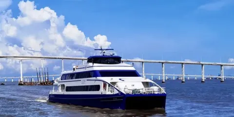 【深圳蛇口港-香港機場海天碼頭】單程船票30分鐘高速直達香港機場 行李直掛