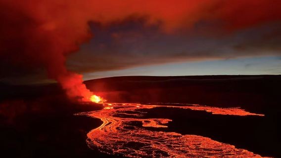 Lawatan Sehari ke Taman Negara Gunung Berapi Hawaii + Pantai Pasir Hitam Punalu'u + Gunung Berapi Mauna Kea