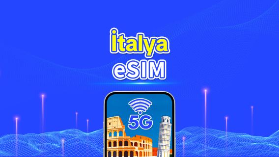 İtalya eSIM | Yüksek Hızlı İnternet | 5G/4G | Günlük Paket/Veri Paketi | 24 Saat | 1-30 Gün | QR Kodu