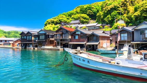 [Départ possible de Kyoto/Osaka] Excursion d'une journée à la "Kyoto de la mer" Amanohashidate, au temple Chion-ji et aux maisons sur pilotis d'Ine