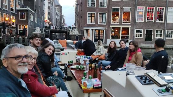 Visiter Amsterdam en bateau avec un guide français (Français)