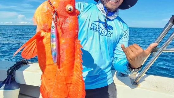 เทศกาลตกปลาทะเลเซมปอร์นา | พักผ่อนในทะเลลึกด้วยตัวเอง | รวมอุปกรณ์ตกปลาบนเรือตกปลาไฟฟ้า