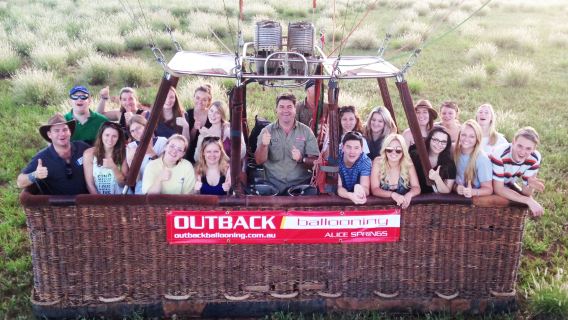 Alice Springs hot air balloon ride Ride (30/60 minutes including transfers, refreshments, flight certificate, and flight insurance)