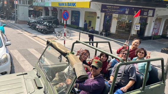 Hanoi Jeep Tour: Hidden Alleys, Train Street & Culture And Local Food