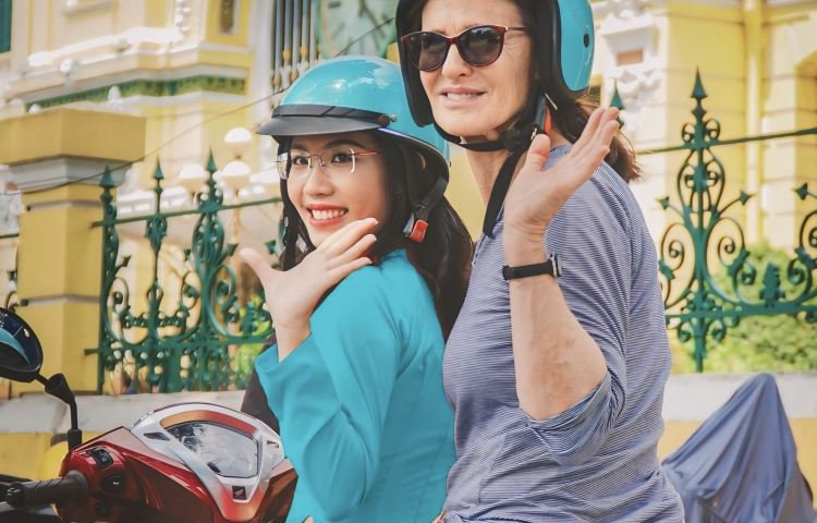 Street Food & Sightseeing on Scooter Tour in Ho Chi Minh City | Female Rider Optional