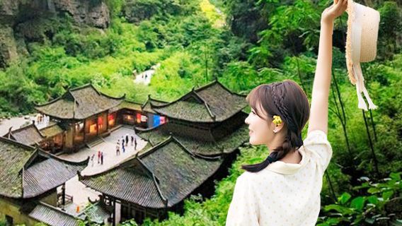 [Kleine Gruppe bis 8 Personen mit Panorama] Tagesausflug in Chongqing: Wulong Naturbrücken + Longshuixia Schlucht + Feen-Berg