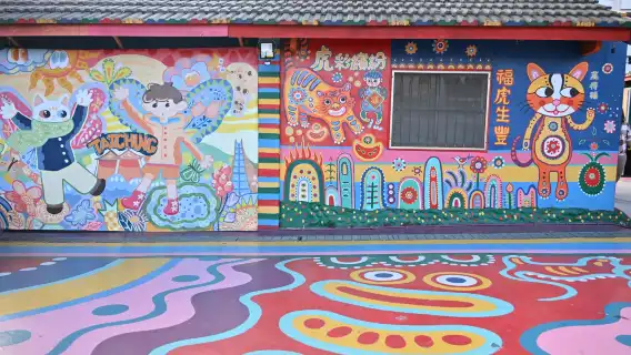 8-hour Taichung Gaomei Wetlands and Rainbow Village 1-day tour: Customized itinerary (departing from Taichung)