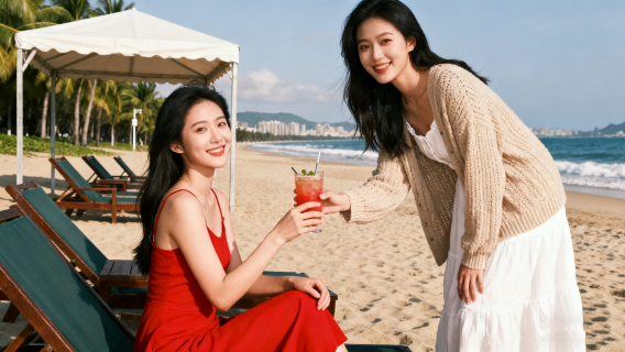 三亞椰夢長廊旅拍【跟拍攝影親子照情侶閨蜜兒童跟拍家庭旅拍】