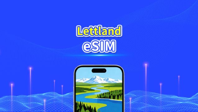 Lettland eSIM | Highspeed-Daten | 5G/4G | Tages-/Datenpaket | 24 Stunden | 1–30 Tage | QR-Code