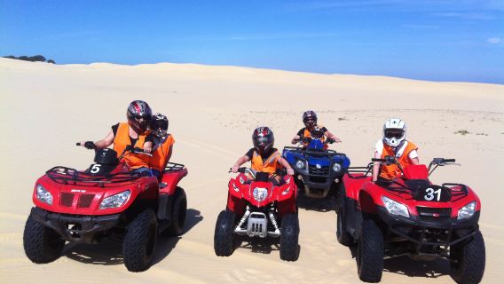 1-stündige Sanddünen-Quad-Tour am Stockton Beach in Port Stephens