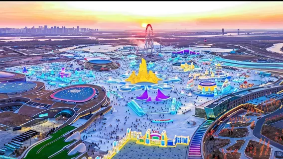 رحلة ليوم واحد ترفيهية إلى عالم الثلج الكبير + حديقة نمور شمال شرق الصين + الشارع المركزي في خاربين (تذاكر الدخول على نفقتك الخاصة)