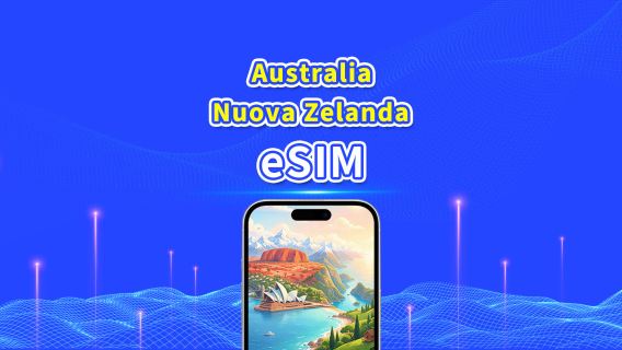 Australia/Nuova Zelanda 5G eSIM | Piano giornaliero/Piano dati | Fatturazione 24 ore | 1–30 giorni | Codice QR