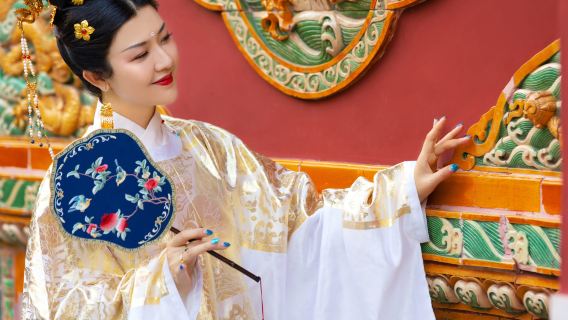Pemotretan wisata Museum Istana Beijing [Pengalaman berganti pakaian Hanfu Beijing + aksesori rias + pemotretan gaya kuno]