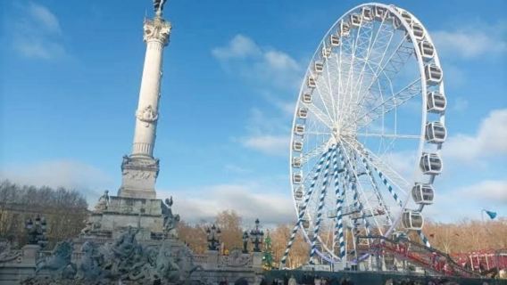 Perancis Bordeaux lawatan mercu tanda klasik bandar lama - Kolam Cermin Air - Bandar Wain - nikmati keselesaan peribadi