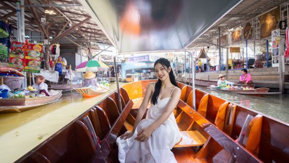 ทัวร์วันเดียว/ทัวร์หลายวันตลาดน้ำดำเนินสะดวก+ตลาดร่มหุบ สามารถเลือกมิชลินและไกด์ภาษาจีนกลางได้