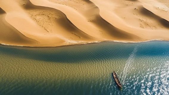 沙湖+水洞：來寧夏玩世界範兒