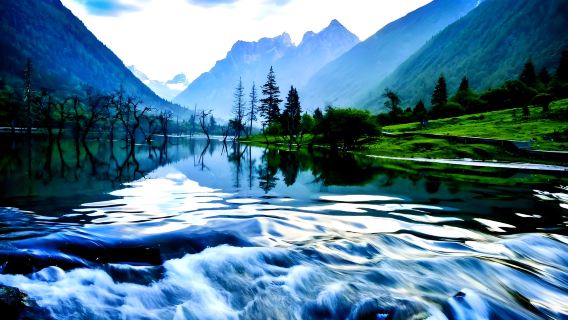 Chengdu's sacred mountain Siguniang Mountain, Shuangqiaogou, Maobiliang, English group tours, small group door-to-door pickup