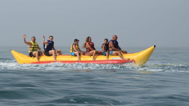 Albufeira: Aventura en Banana Boat