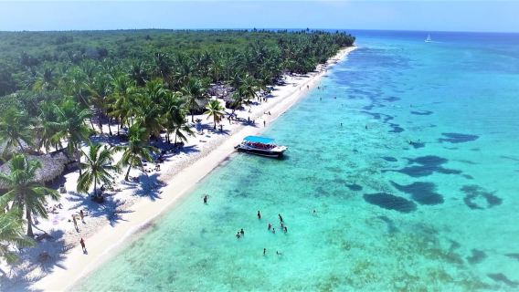 Juan Dolio: Tour de día completo a la Isla Saona con paseo en catamarán