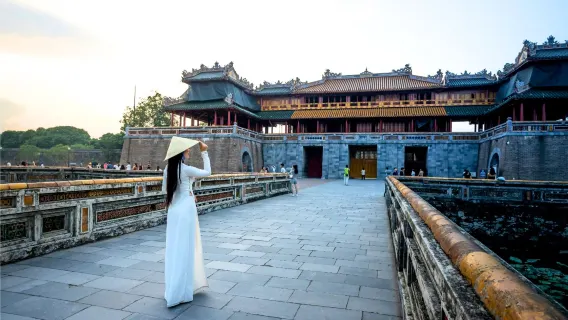 Visite guidée d'une journée complète de Hué depuis Da Nang/Hội An : Cité impériale + pagode + tombeau royal