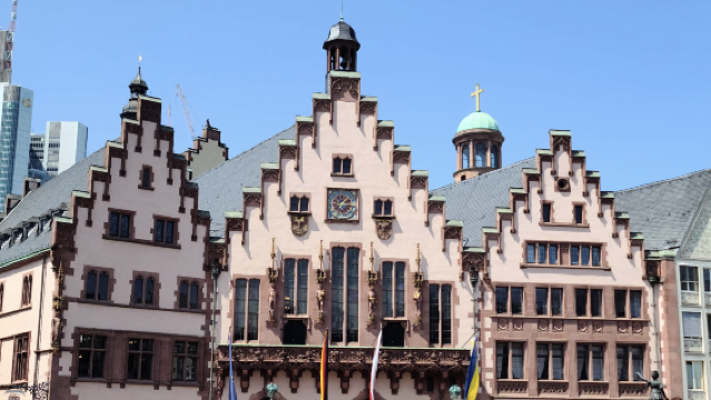 德國法蘭克福荷爾拜因人行橋-法蘭克福老歌劇院可訂製【中文專車-舒適純淨】