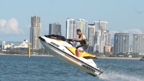 Gold Coast Jet Ski Safari + Parasailing Combo: 30 Minutes
