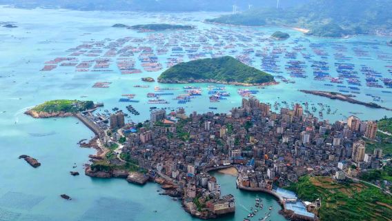 福州連江奇達村+旗冠頂+平流尾地質公園+定海灣沙灘一日遊