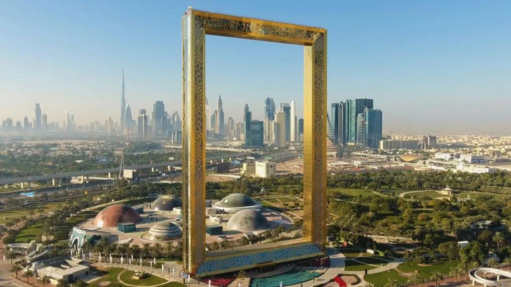 Dubai Best Trio Tour: Dubai Frame, Miracle Garden & Global Village – Absolute Fun