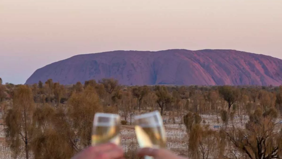 Uluru Sacred Site & Sunset Tour [English-speaking Guide + Hotel Transfer + Optional Dinner Upgrade]