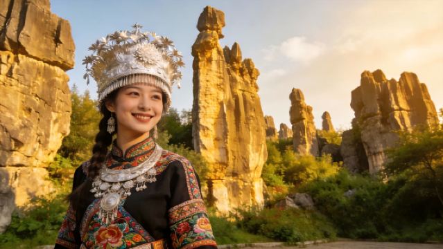 [Sản phẩm ưu đãi] Tour 1 ngày Côn Minh Thạch Lâm + Cửu Hương ◆Tùy chọn đoàn 15 người/lộ trình mới