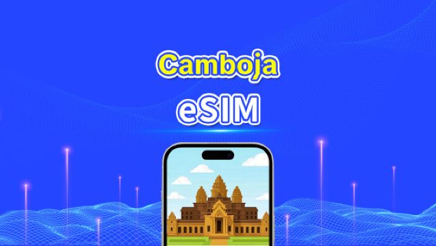 eSIM Camboja | 4G | Pacote diário/Pacote de dados | Dias corridos | 1-30 dias | Código QR