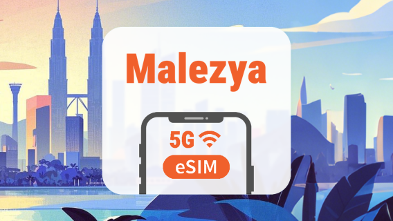 Malezya 5G eSIM | Üçlü Şebeke • Tüm AI & TikTok | 1–30 Gün | QR Kod