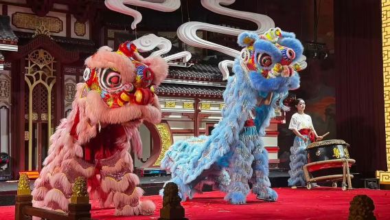 Guangzhou Banquete Estelar Yue · Espectáculo gastronómico cortesano inmersivo | Banquete palaciego de temática Lingnan + representación en vivo, un viaje instantáneo a un banquete imperial