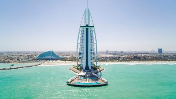Отель Dubai Burj парусная лодка/парусное судно, AL IWAN, буфет / подводный ресторан / ресторан Sky, дополнительный обед и ужин (шведский стол)