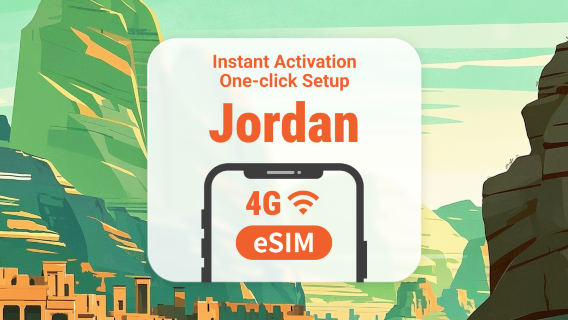 eSIM 5G Jordan | Hỗ trợ ChatGPT & TikTok | 1–30 ngày | Mã QR tức thì